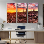 Arizona Desert Print, Western Cowboy Wall Art Print