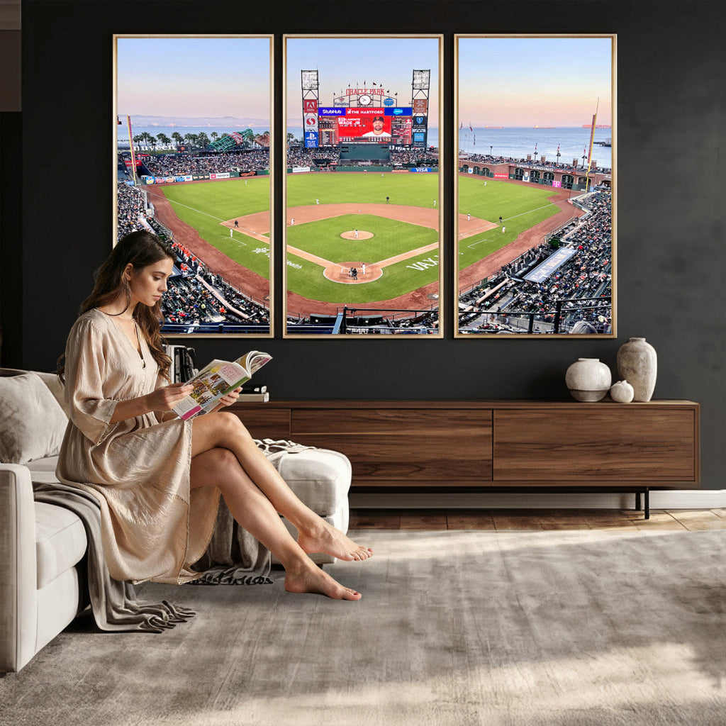 San Francisco Giants Baseball Team Print, Oracle Park