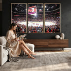 Amerant Bank Arena Wall Art Canvas Print, Hockey Arena