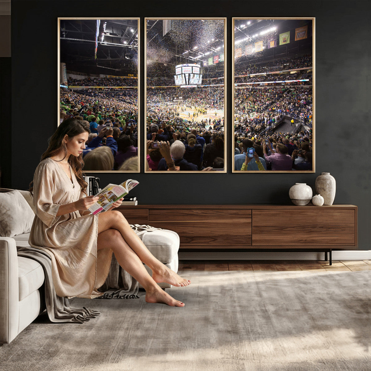 Bridgestone Arena Wall Art Canvas, Nashville Predators