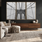 Large Brooklyn Bridge Wall Art Canvas Print