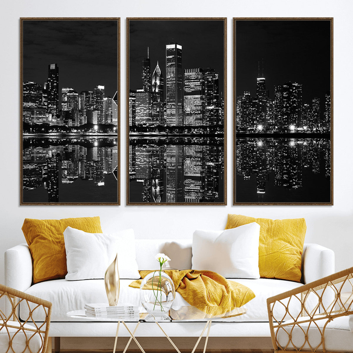 Chicago Wall Art Canvas Print