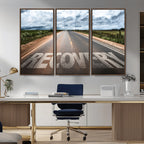 Recovery Road Wall Art Canvas Print