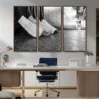 Ice Hockey Wall Art Canvas Print