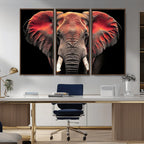 Elephant Wall Art Canvas Print