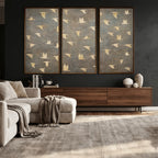 Abstract Birds Wall Art Canvas Print