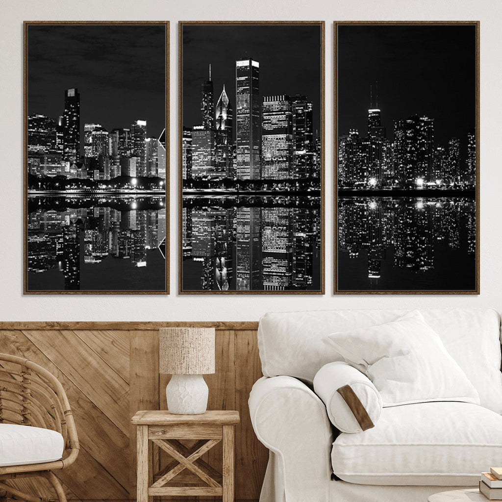 Chicago Wall Art Canvas Print