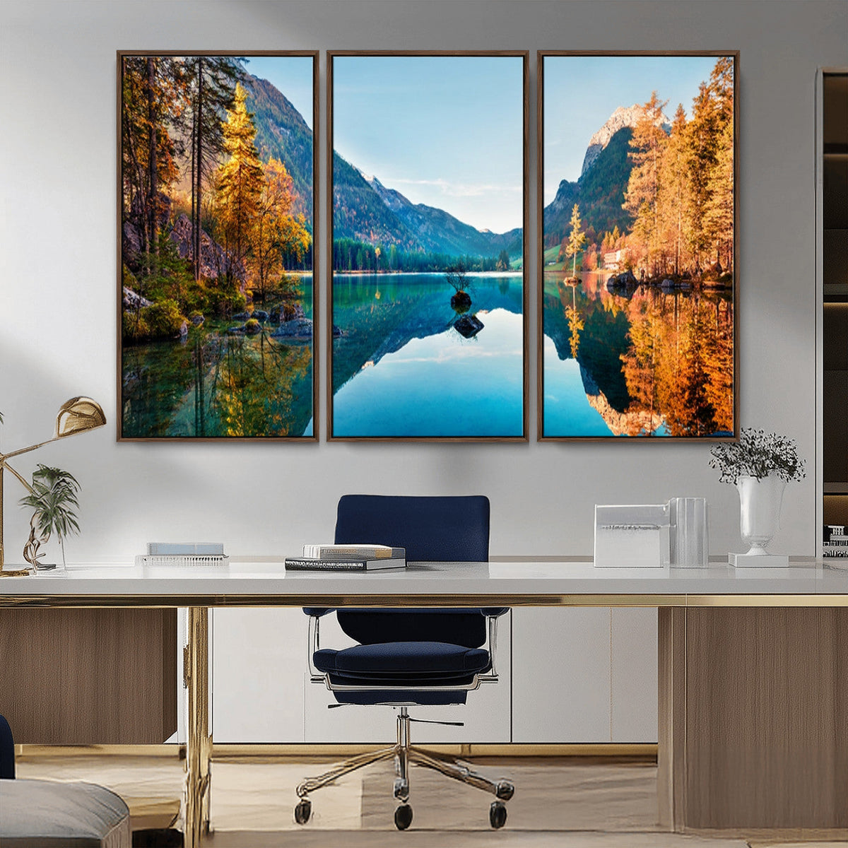 Fantastic Autumn Panorama Wall Art Canvas Print