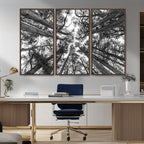 Trees Contemporary Art Canvas Print
