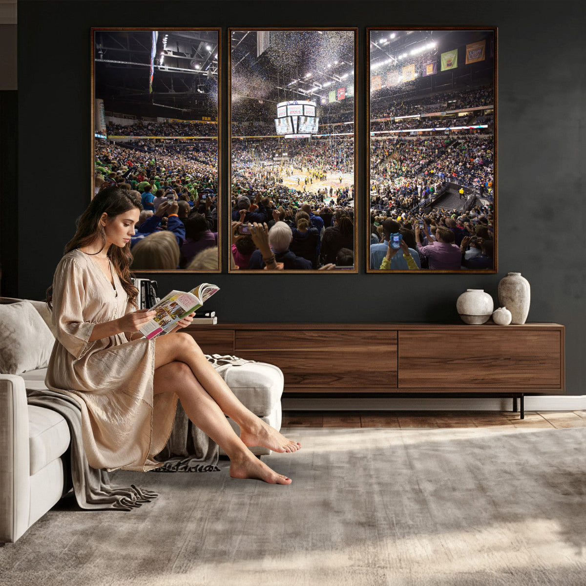 Bridgestone Arena Wall Art Canvas, Nashville Predators