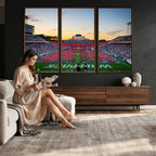 NC State Wolfpack Football Team Print Wall Art, Raleigh