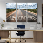 Recovery Road Wall Art Canvas Print