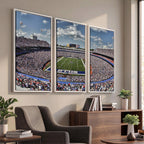 Buffalo Bills Highmark Stadium Wall Art Canvas Print, Bills Game Day Decor