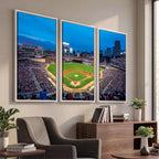 Target Field Stadium Wall Art Canvas Print, Minnesota Twins