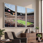 Chicago Bears Soldiers Field Wall Art Canvas Print, Framed and Ready to Hang