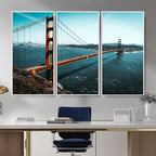 Golden Gate Bridge Wall Art Canvas Print | San Francisco Landmark Photography