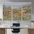 Childe Hassam Celia Thaxter Garden Canvas | 1890 American Impressionist Print