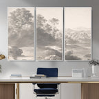 Van Poelenburch Landscape Canvas Wall Art | Dutch Golden Age