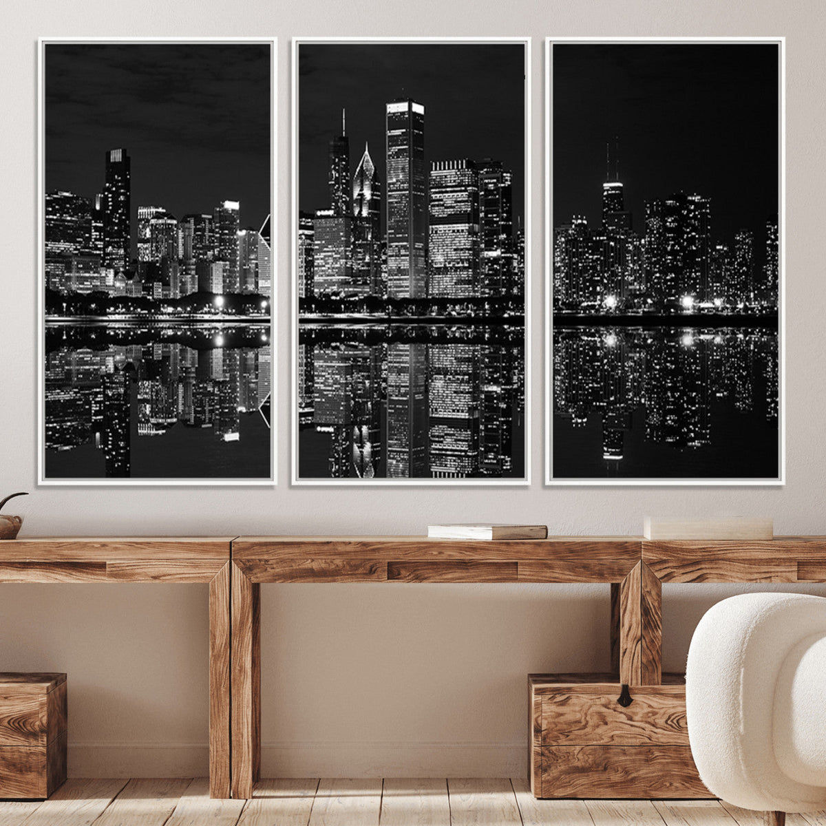 Chicago Wall Art Canvas Print