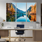 Fantastic Autumn Panorama Wall Art Canvas Print