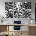 Trees Contemporary Art Canvas Print