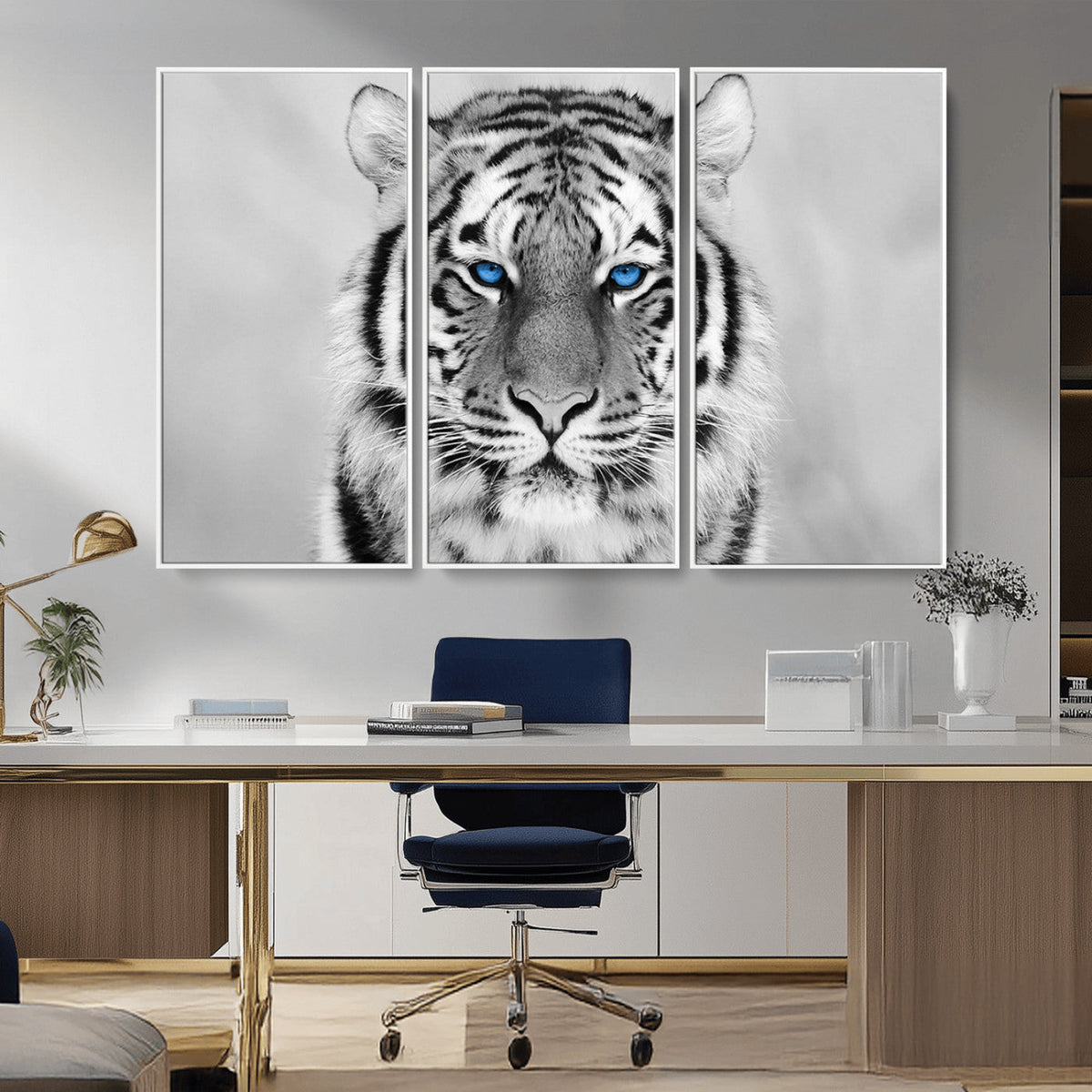 Tiger Canvas Artwork Wall Art Print