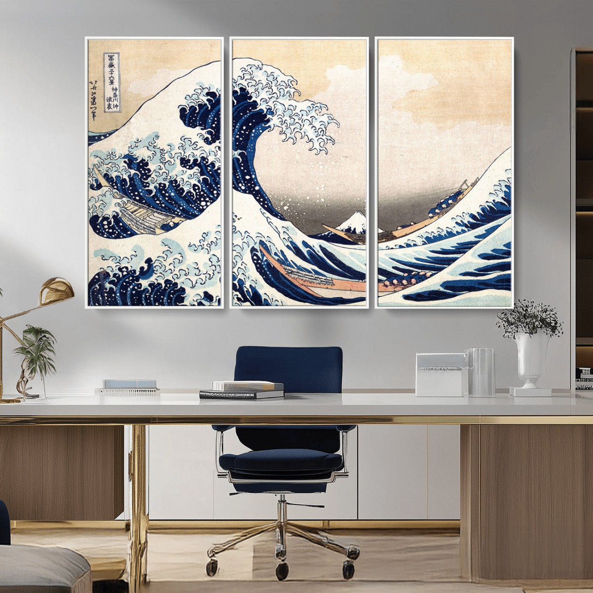 Hokusai: The Breaking Wave off Kanagawa Canvas Print