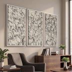 Abstract Horse Sketch Wall Art, Ready to Hang