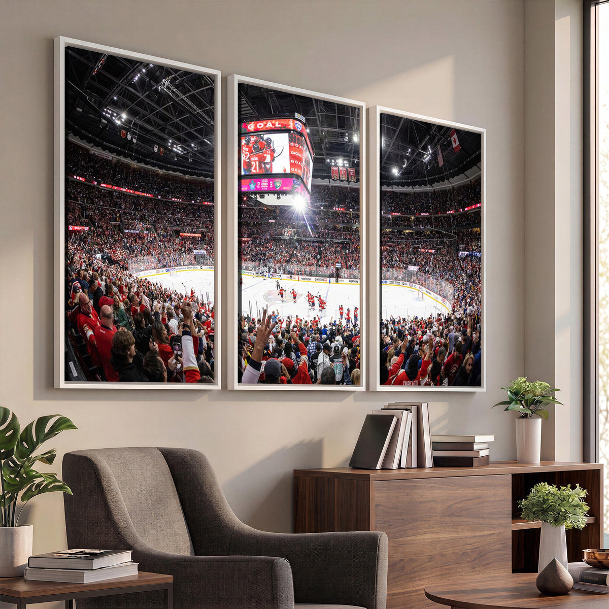Amerant Bank Arena Wall Art Canvas Print, Hockey Arena