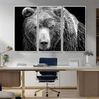 399 Grizzly Bear Canvas Print, Ready to Hang Wall Art