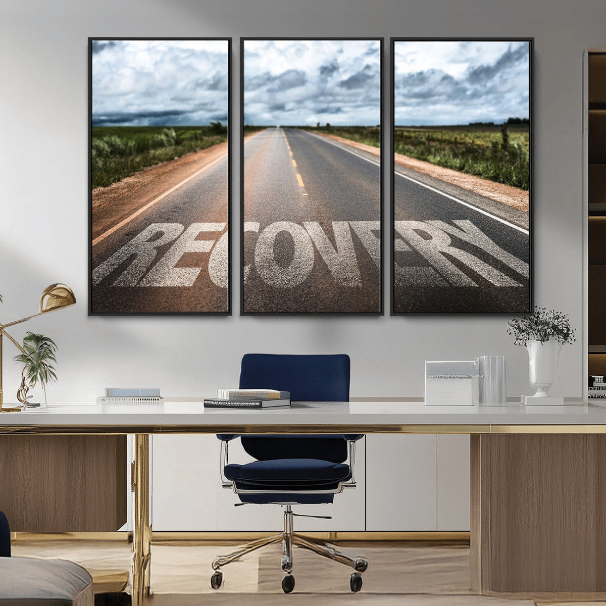Recovery Road Wall Art Canvas Print