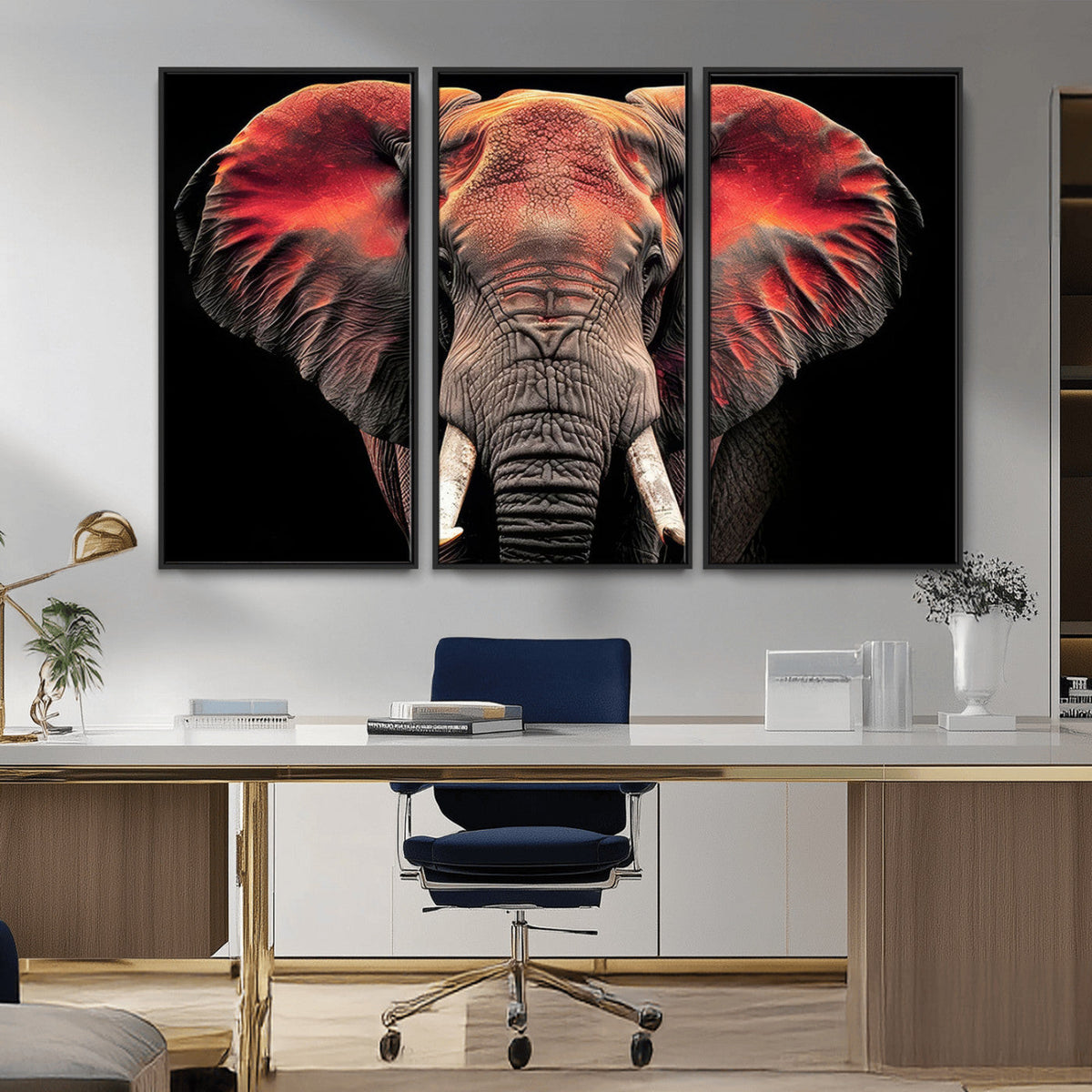 Elephant Wall Art Canvas Print
