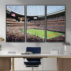 Chicago Bears Soldiers Field Wall Art Canvas Print, Framed and Ready to Hang
