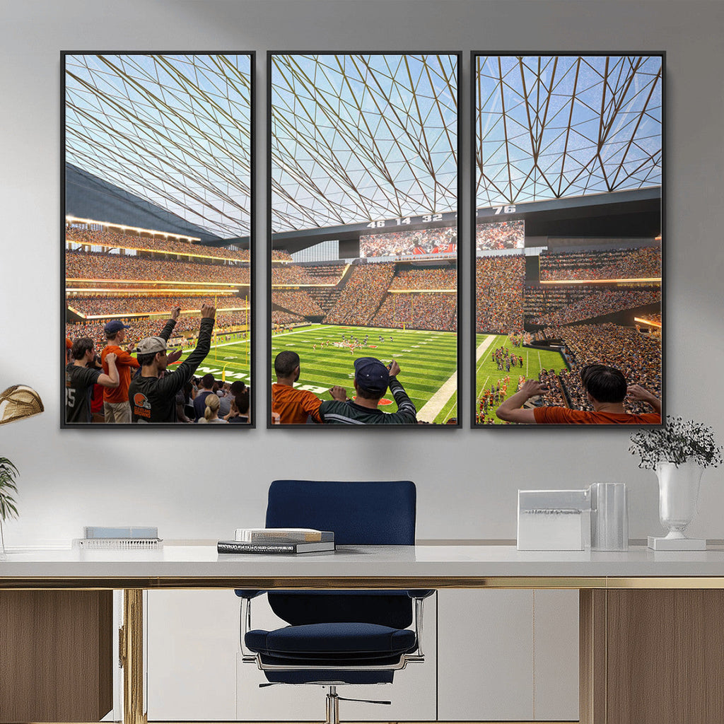 Cleveland Browns Stadium Wall Art Canvas Print