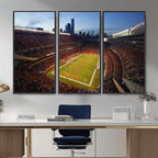 Chicago Bears Soldier Field Canvas Wall Art, NFL Stadium Panorama