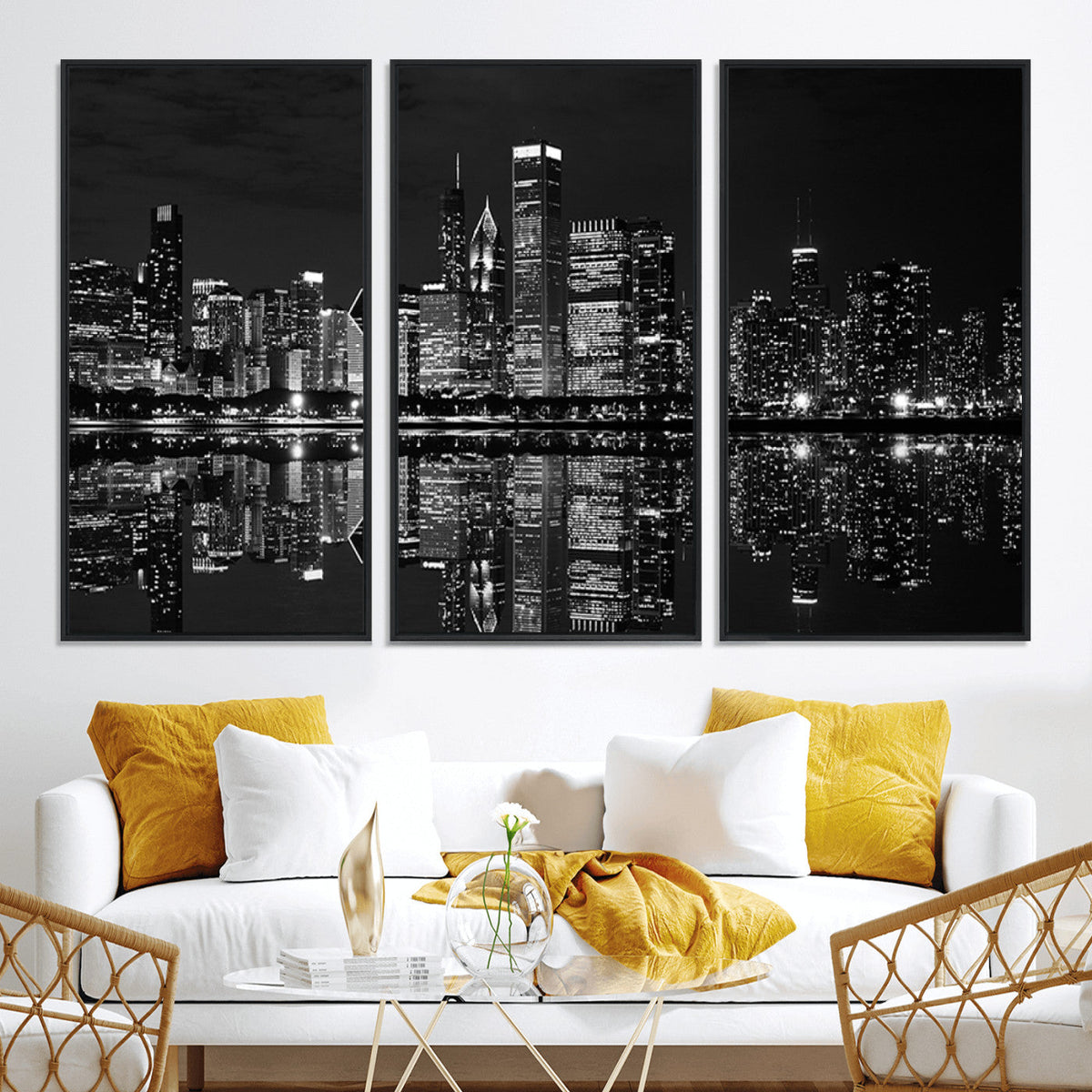 Chicago Wall Art Canvas Print