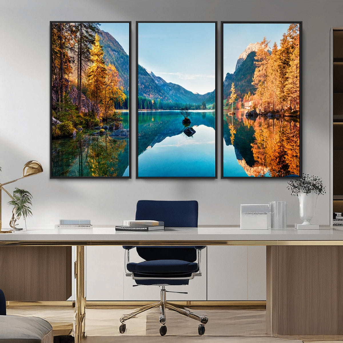 Fantastic Autumn Panorama Wall Art Canvas Print