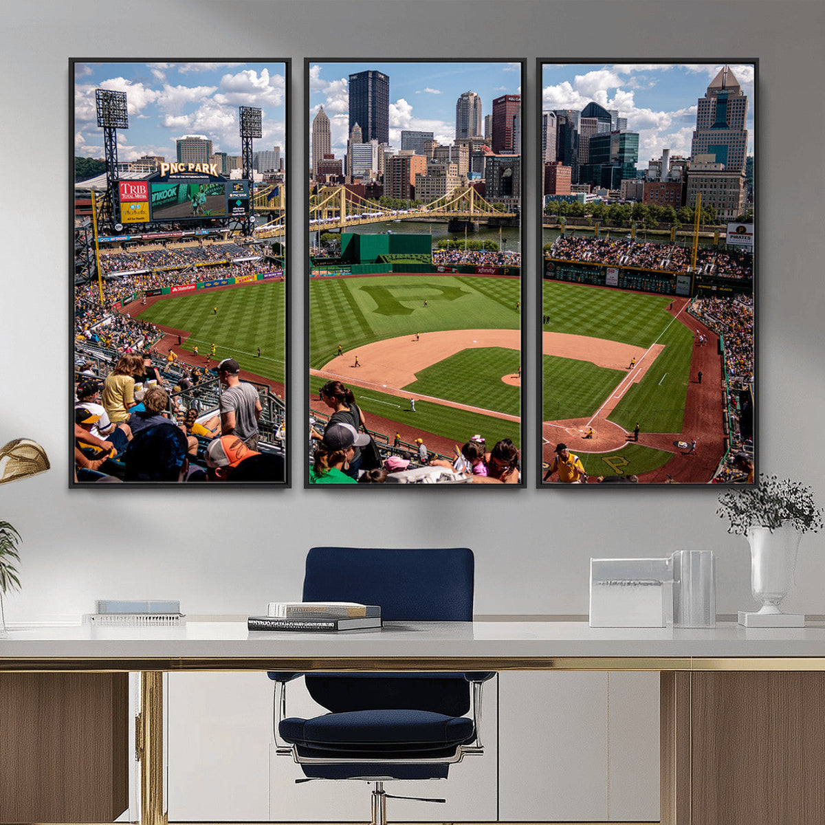 Pittsburgh Pirates Baseball Team Print, PNC Park Stadium