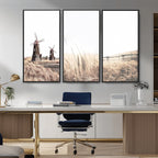 Farm Prints, Set of 6 Farmhouse Wall Art Canvas, Country House Decor