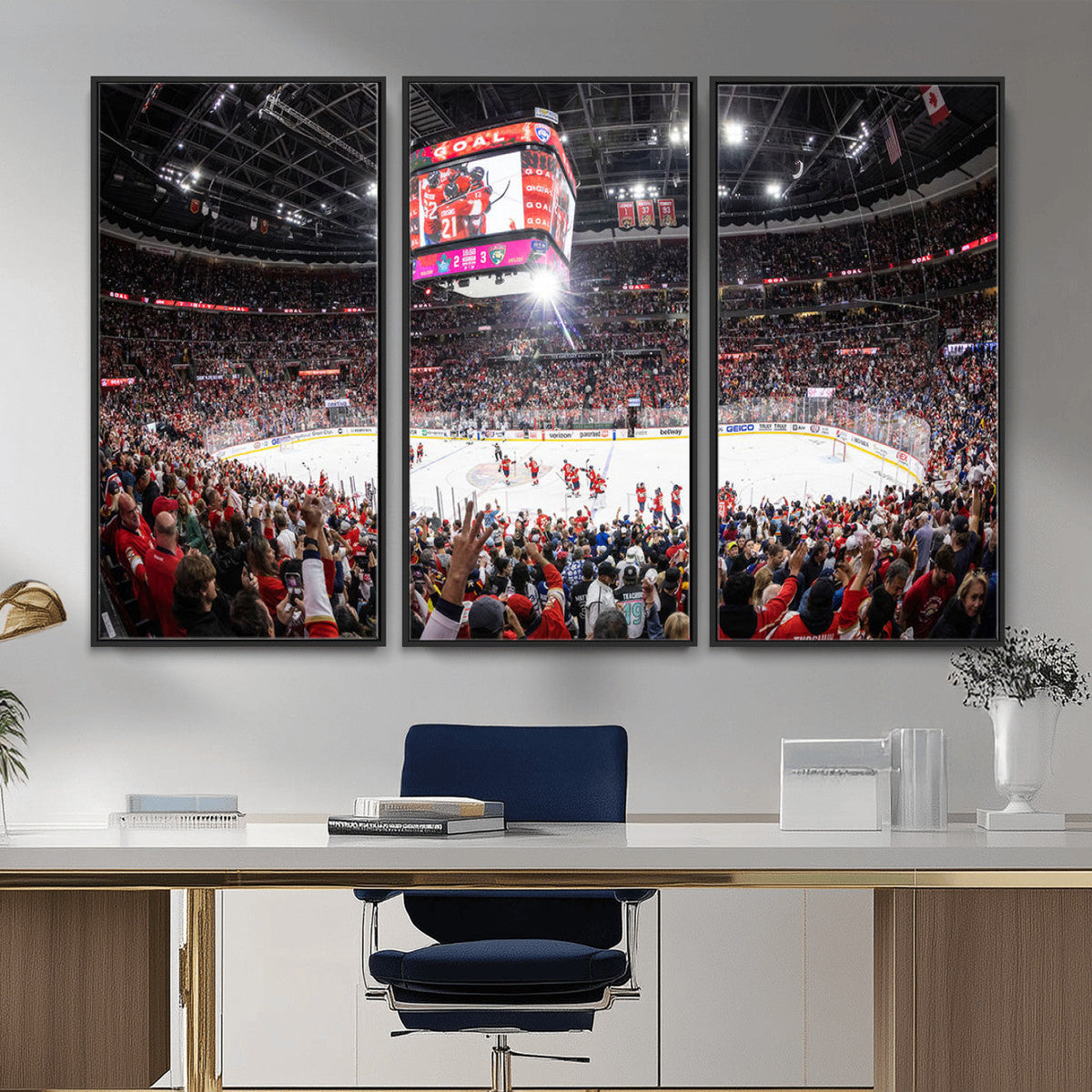 Amerant Bank Arena Wall Art Canvas Print, Hockey Arena
