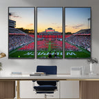 NC State Wolfpack Football Team Print Wall Art, Raleigh