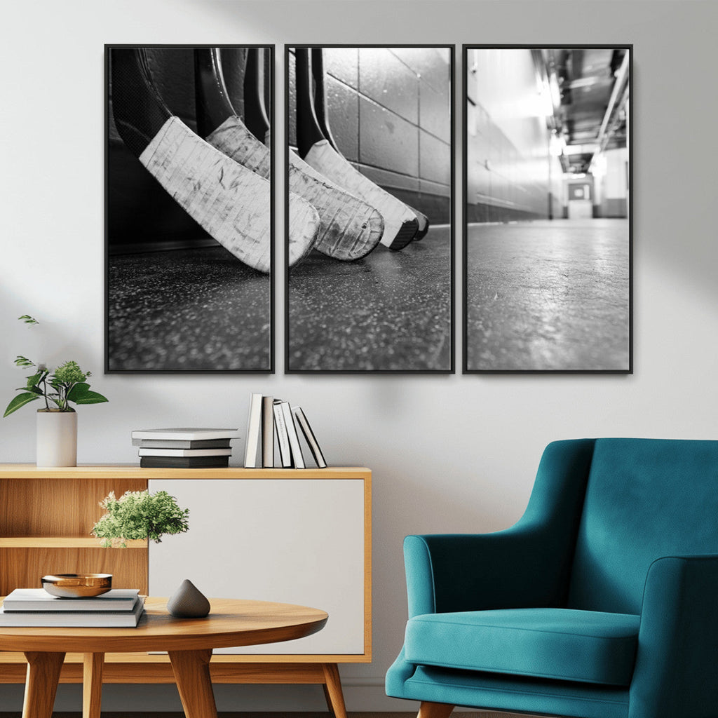 Ice Hockey Wall Art Canvas Print