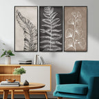 Minimalist Botanical Wall Art Canvas Print, Framed and Ready to Hang