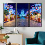 Disney Castle Wall Art | Large Magic Kingdom Canvas Artwork