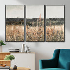 Rustic Field Landscape Wall Art Print, Giclee Canvas Wall Art