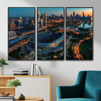 Chicago Bears Soldiers Field Wall Art Canvas Print