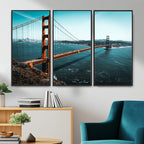 Golden Gate Bridge Wall Art Canvas Print | San Francisco Landmark Photography