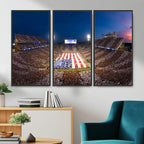 Oklahoma Sooners Memorial Stadium Wall Art Canvas Print