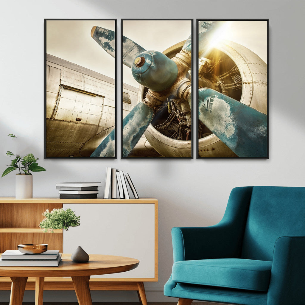 Vintage Airplane Canvas Print