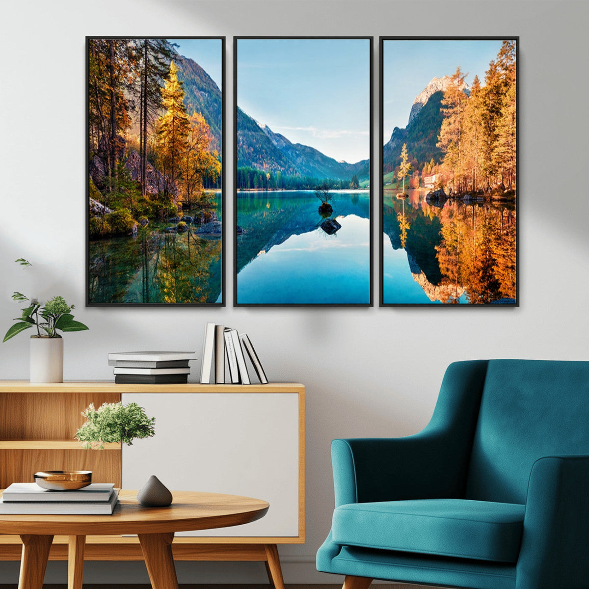 Fantastic Autumn Panorama Wall Art Canvas Print